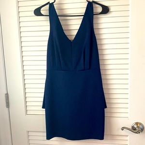 BCBGeneration navy lace back cocktail dress